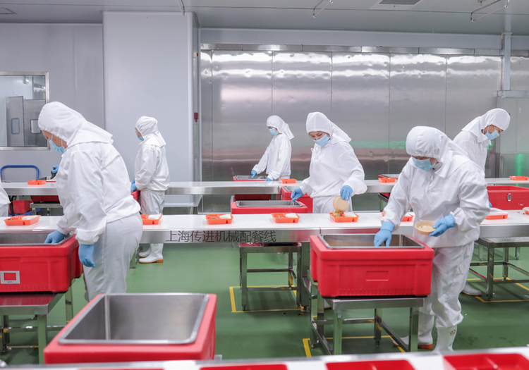 <font color='#999999'>快餐廳配餐輸送機 快餐打包流水線</font>